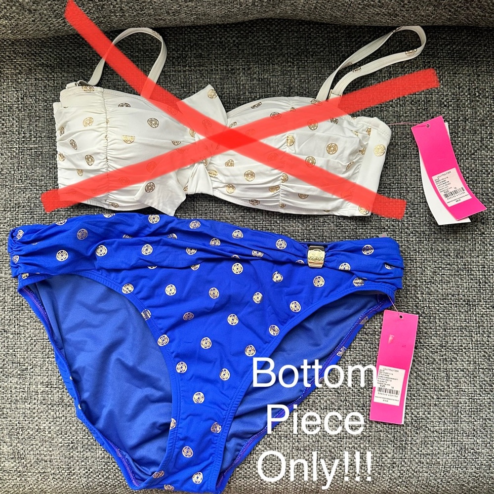 Lilly Pulitzer Marina Sarong Bikini Bottom NWT Squeeze the Juice